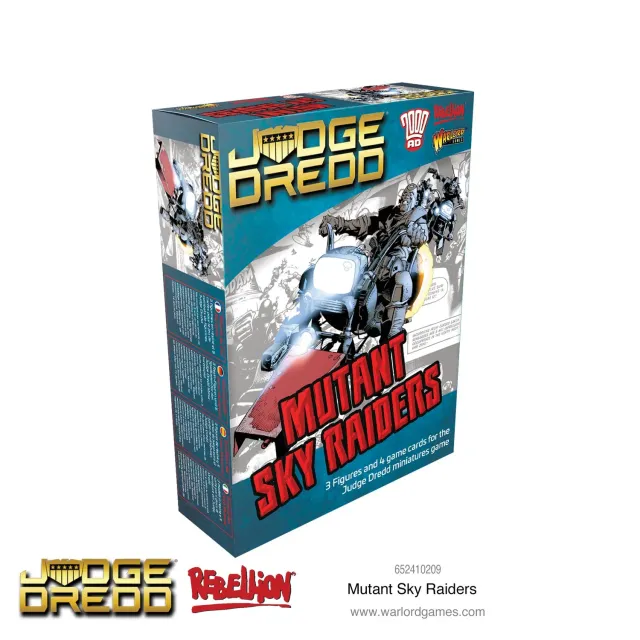 Bolt Action Judge Dredd Mutant Sky Raiders figurines