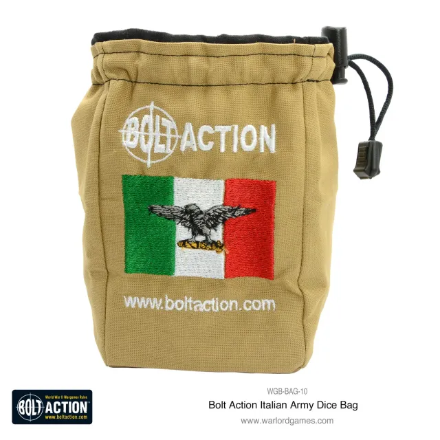 Bolt Action Italian Army Dice Bag sac à dés armée italienne