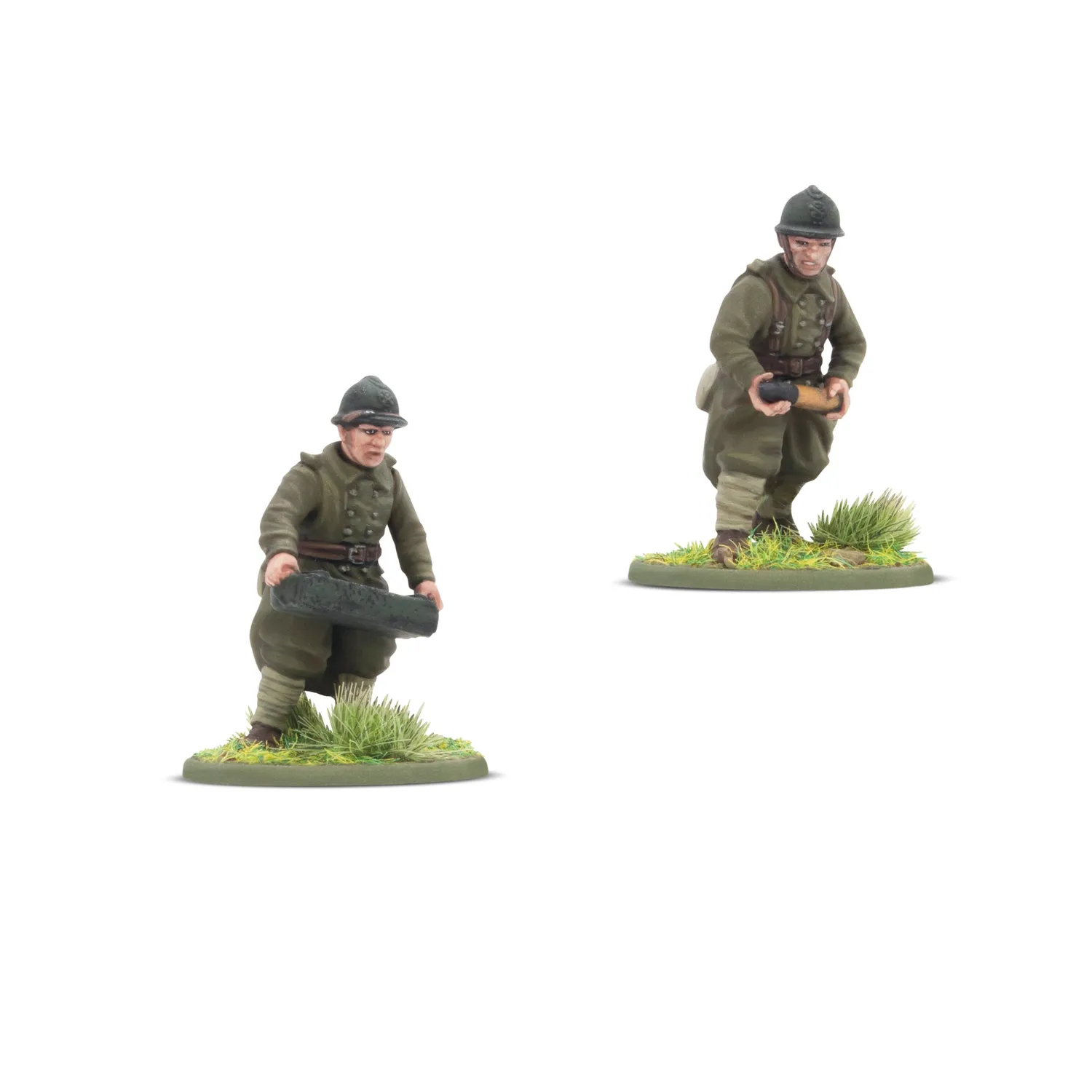 Bolt Action French Army 75mm Light Artillery canon plastique