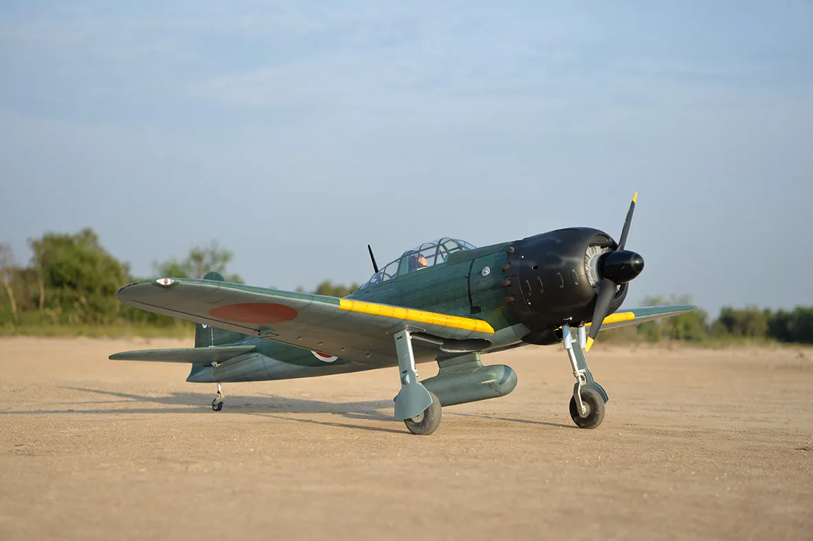Black Horse Model BH180 Mitsubishi A6M ZERO avion RC ARF 50-60 cc