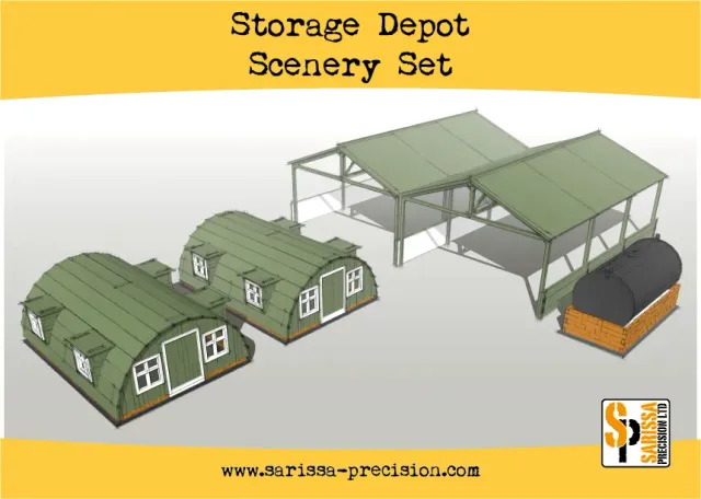 Bolt Action Storage Shelter décor MDF 4 pièces