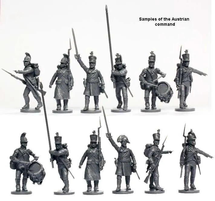 Bolt Action Napoleonic Wars: Austrian Infantry 1809-1815 figurines 48