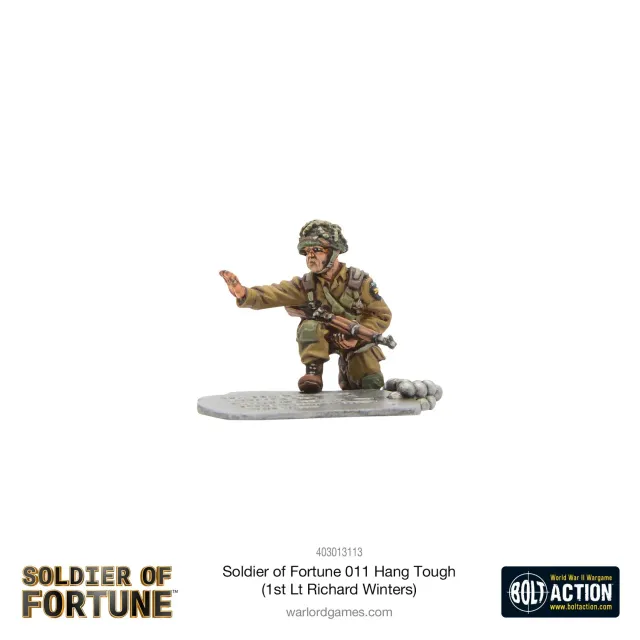 Bolt Action Soldier of Fortune 011 Hang Tough! Richard Winters figurine résine