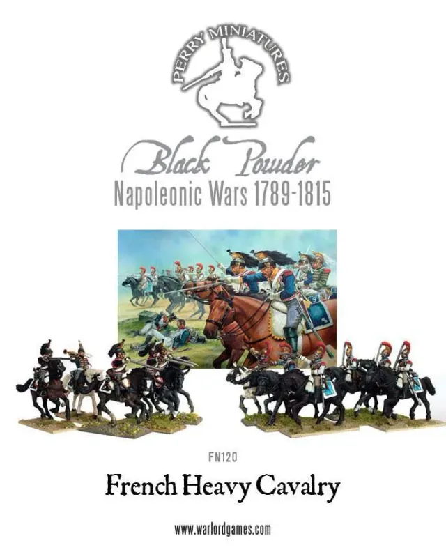 Bolt Action Napoleonic Wars French Heavy Cavalry 1812-1815 cavalerie plastique