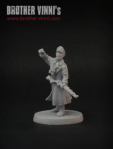 Brother Vinni ww2 German Officer figurine résine 28 mm