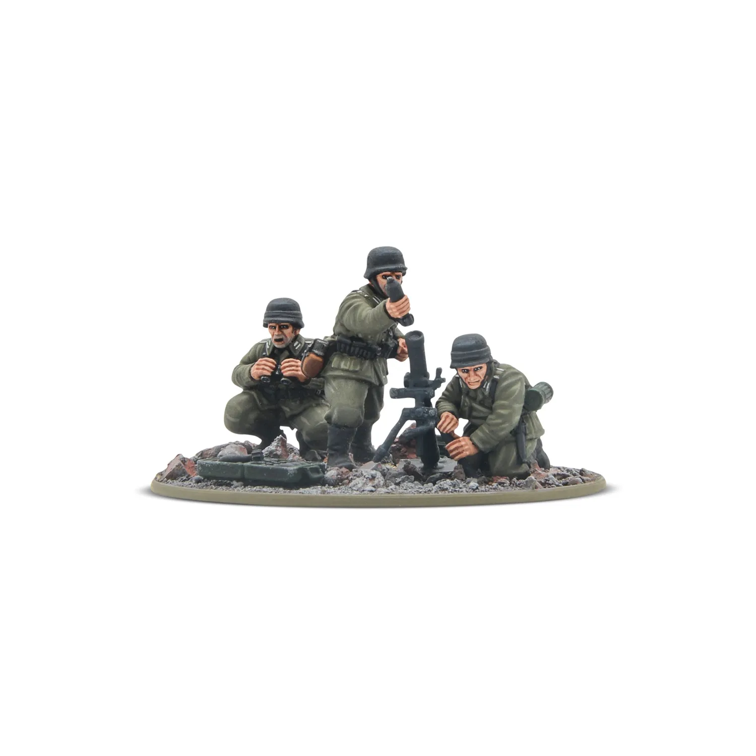 Bolt Action German Veteran Infantry mortier moyen équipe