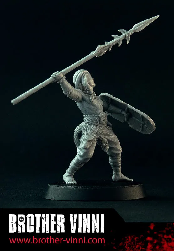 Brother Vinni Cuchulain figurine résine 32mm command pack Saga