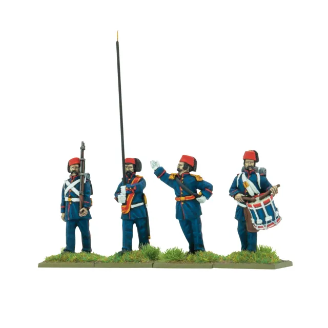 Warlord Games Black Powder Infanterie Turque commandement métal 28 mm