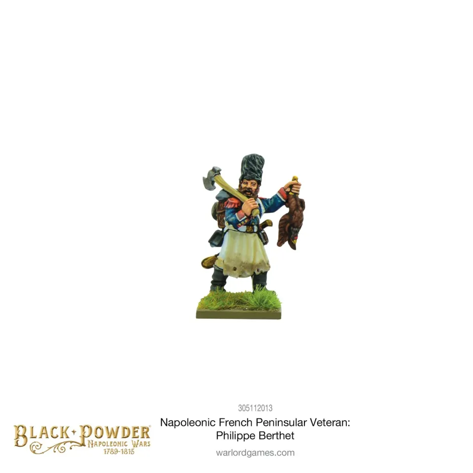 Bolt Action Black Powder Napoleonic French Peninsular Veteran Philippe Berthet figurine
