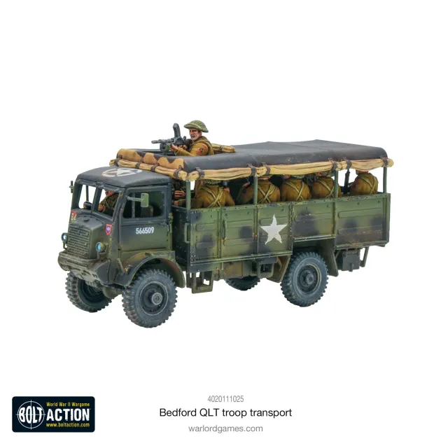 Bolt Action Bedford QLT camion de transport plastique