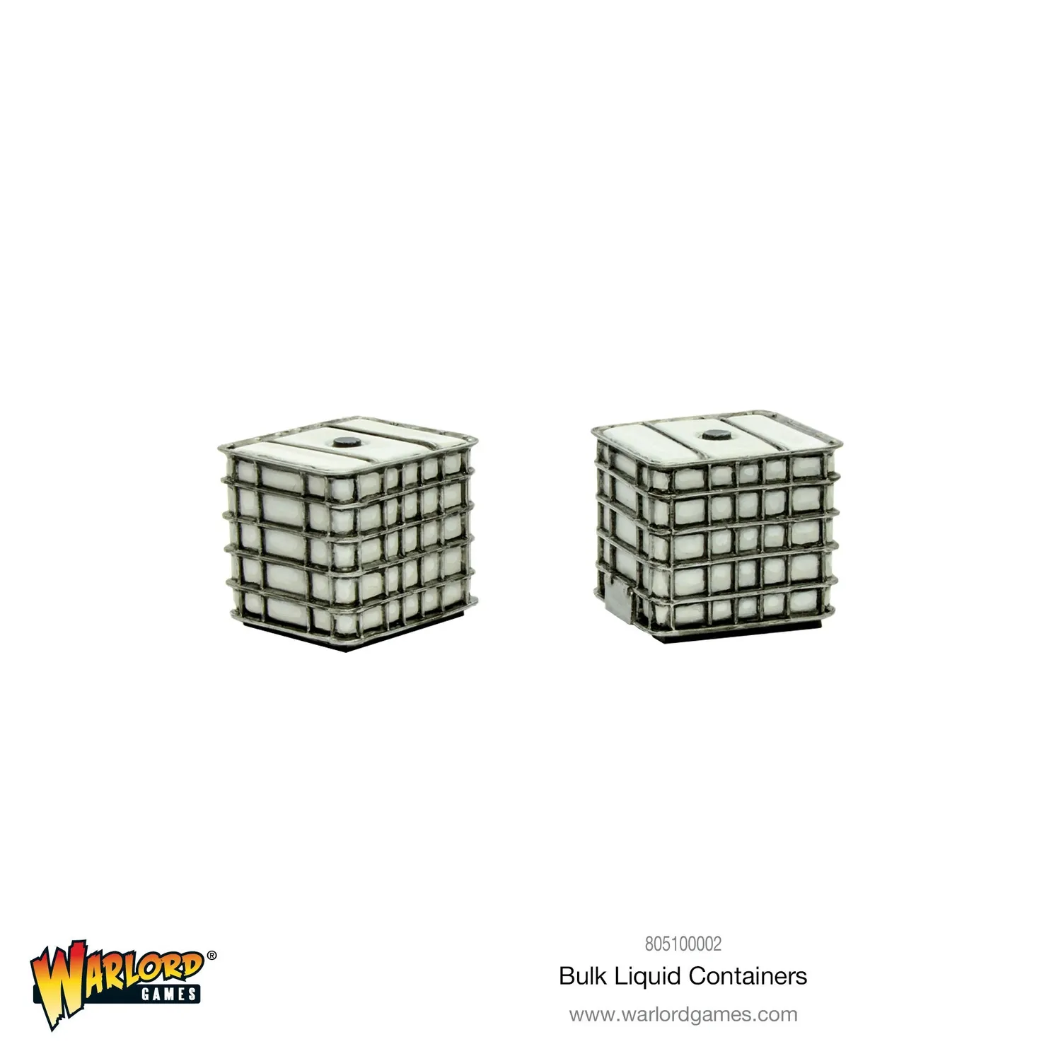 Bolt Action Bulk Liquid Containers décor résine x2 industriel