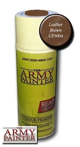 The Army Painter Leather Brown Colour Primer Spray sous-couche marron 400 ml