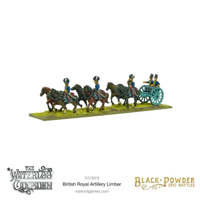 Black Powder Epic Battles Limber artillerie britannique