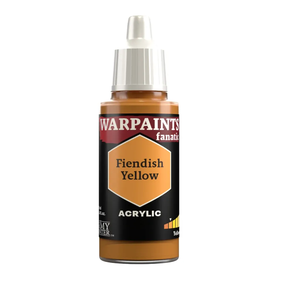 The Army Painter Warpaints Fanatic Fiendish Yellow peinture jaune 18 ml