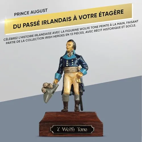 Prince August IHP07 Wolfe Tone figurine étain peinte à la main