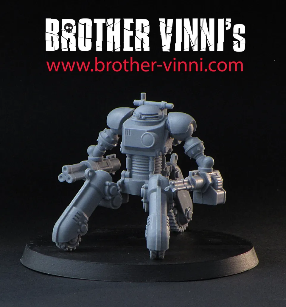 Brother Vinni Tricycle Robot figurine 28mm résine