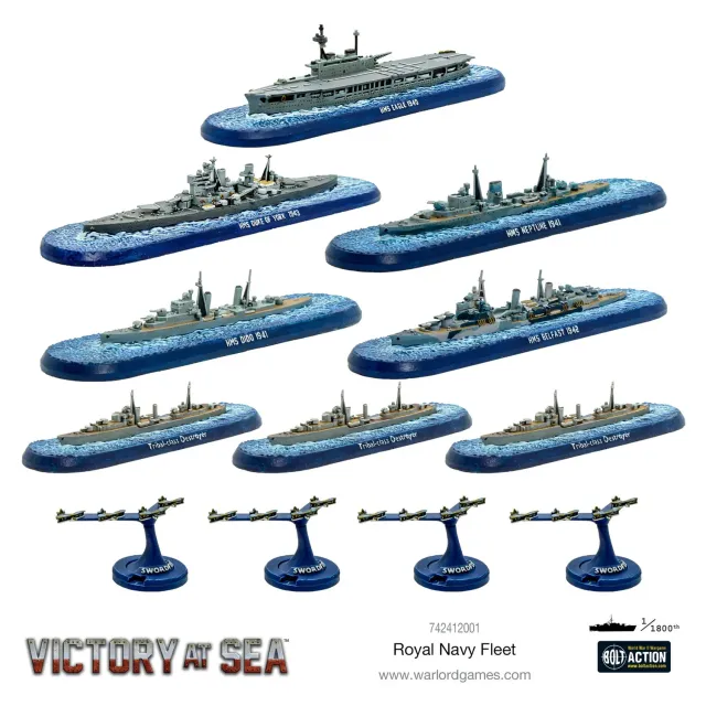 Victory at Sea Royal Navy Fleet flotte navires guerre