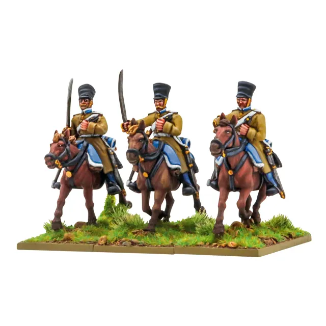 Black Powder Crimean War Russian Hussars figurines cavalerie métal 3 modèles