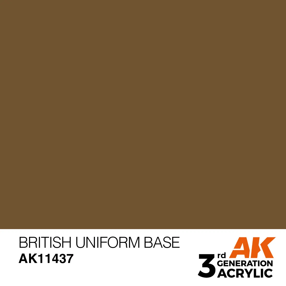 AK Interactive British Uniform Base peinture 17ml 3Gen