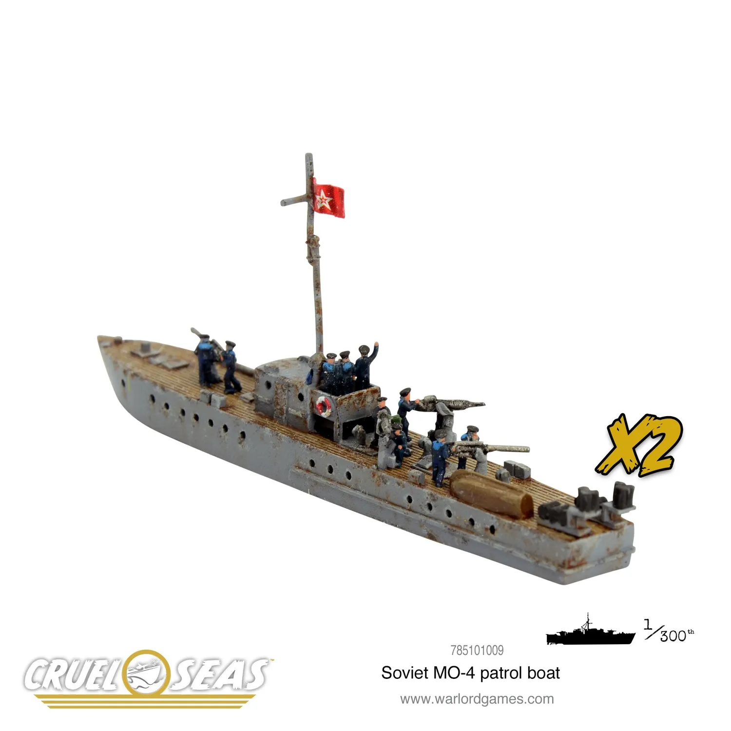 Bolt Action Cruel Seas: Soviet MO-4 patrol boat bateau Default Title