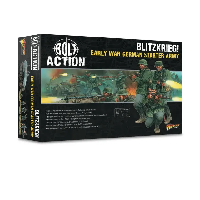 Bolt Action Blitzkrieg German Army starter armée 1939-1940