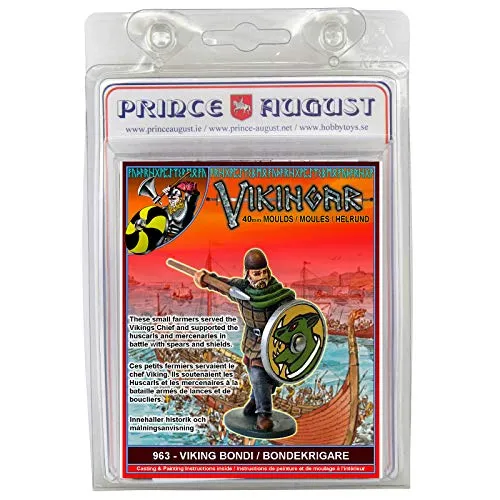 Prince August Hobby Viking Bondi PA963 moule de moulage métal 40 mm