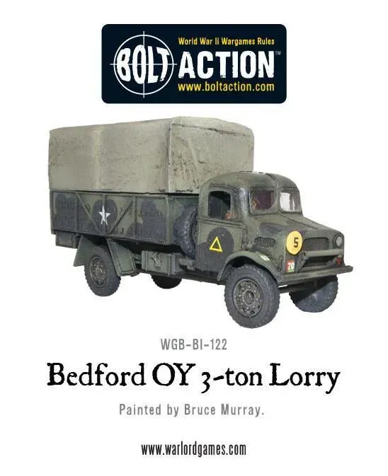 Bolt Action Bedford OY camion transport résine 12 places