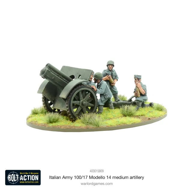 Bolt Action Italian Army 100/17 Modello 14 obusier métal