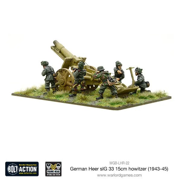 Bolt Action German Heer sIG 33 15cm howitzer 1943-45 canon métal