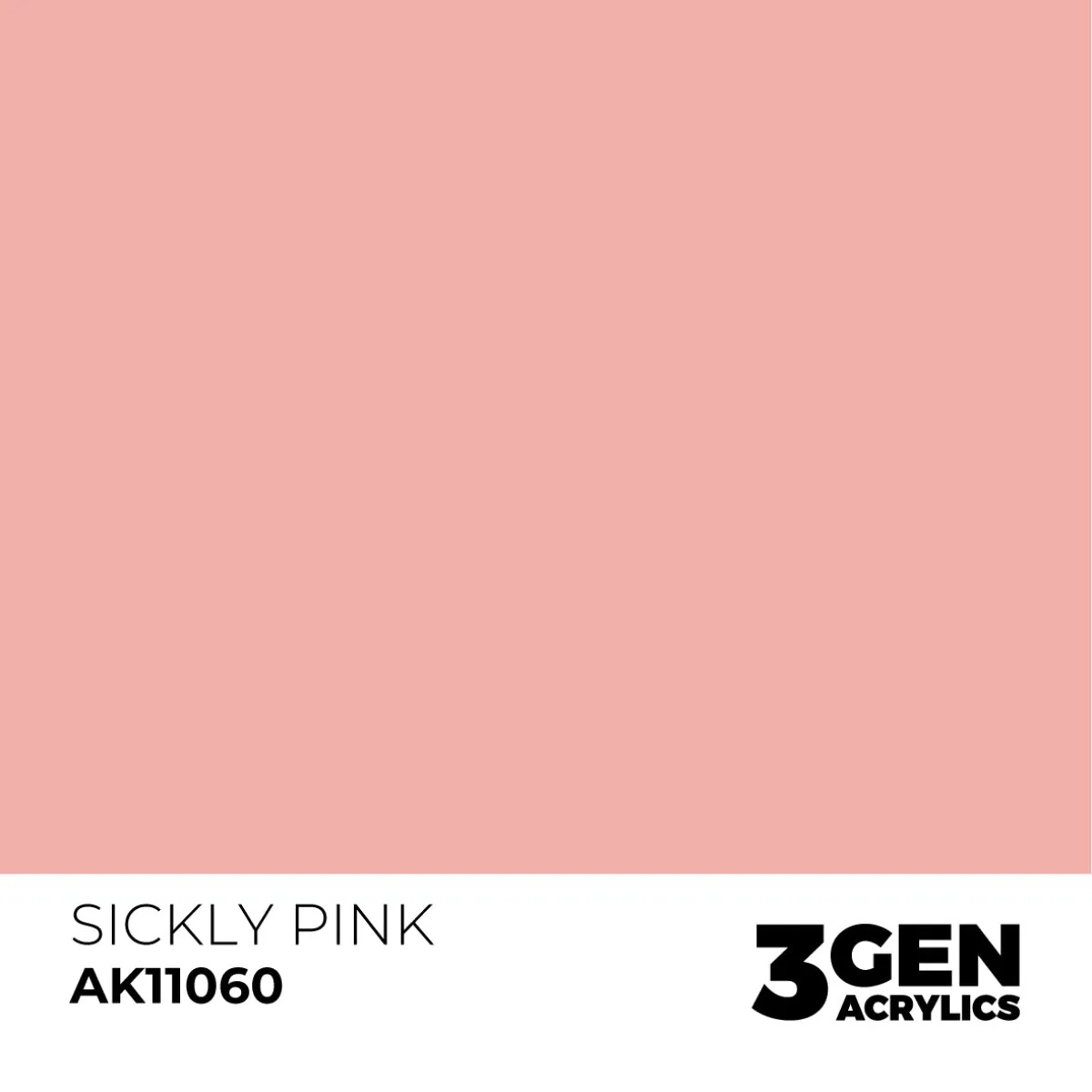 AK Interactive 3Gen Sickly Pink peinture acrylique 17ml