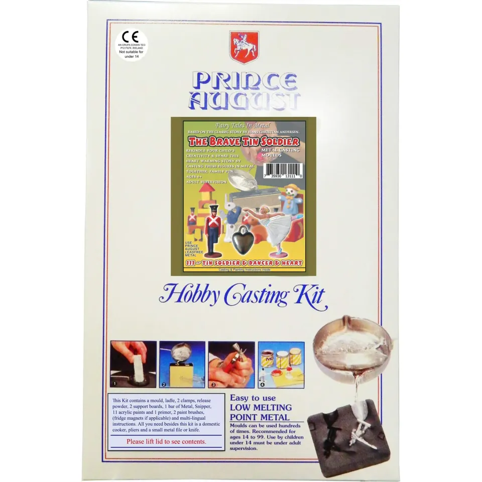 Prince August PA13111 kit de démarrage métal Soldat Hans Christian Andersen