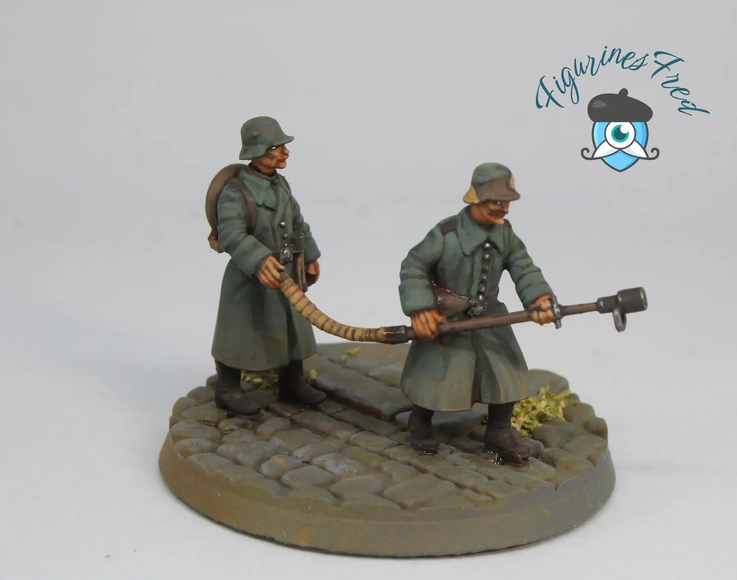 Des Tranchées aux Barricades Freikorps Supports figurines 28mm résine