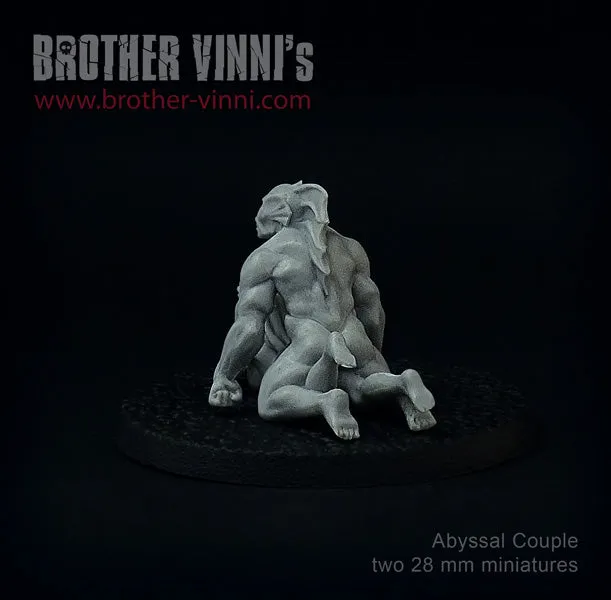 Brother Vinni Deep Ones femme poisson figurine résine 28mm x2