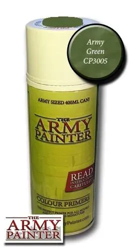 The Army Painter Colour Primer Army Green bombe sous-couche vert foncé