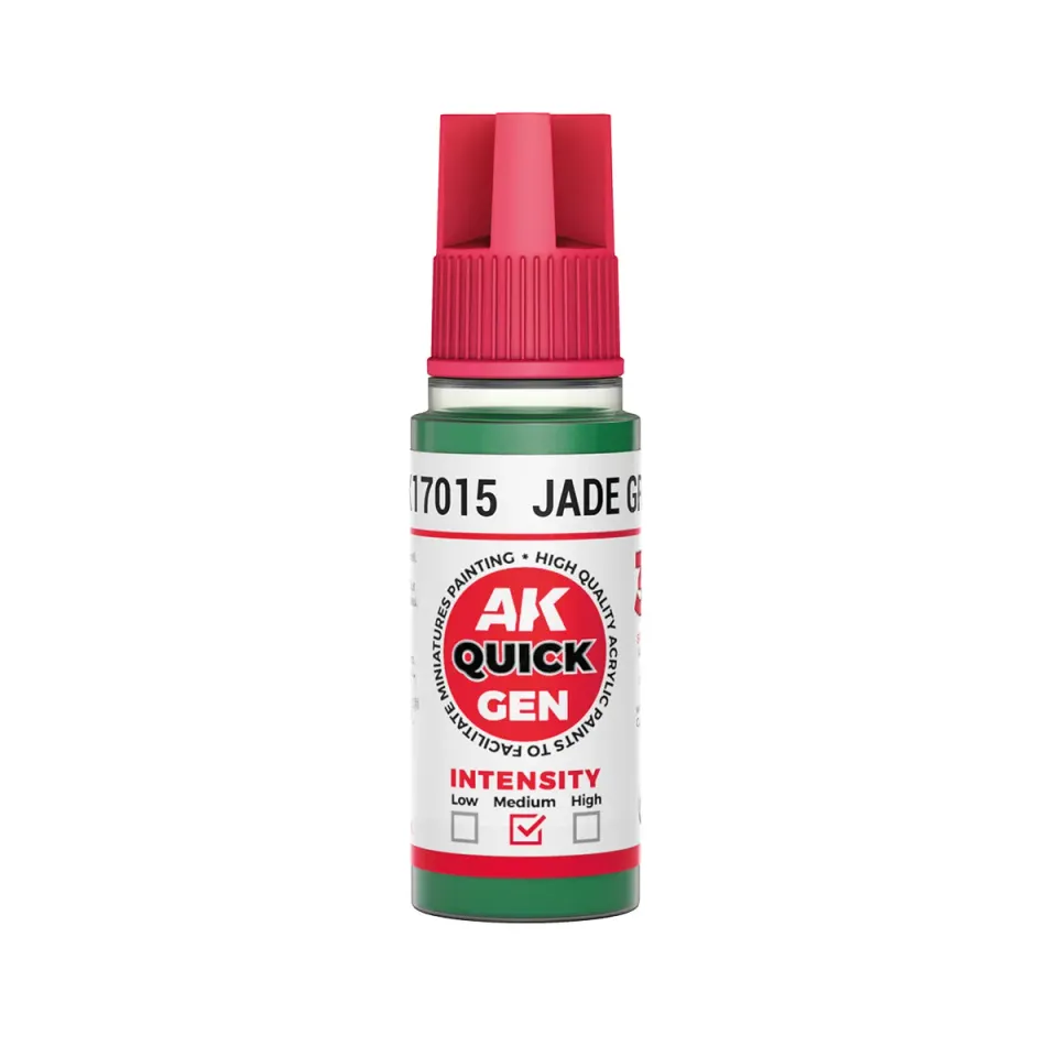 Bolt Action QuickGen Acrylic Jade Green peinture contrast verte 18 ml