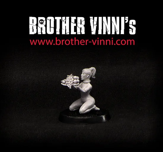 Brother Vinni Slave Girl servante figurine résine 28mm