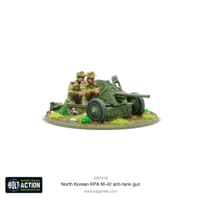 Warlord Games Bolt Action Korean War North Korean KPA M-42 anti-tank gun canon métal