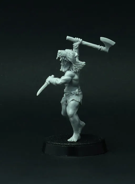 Brother Vinni Viking Berserk Ulfhednar figurine résine 28mm lot de 4