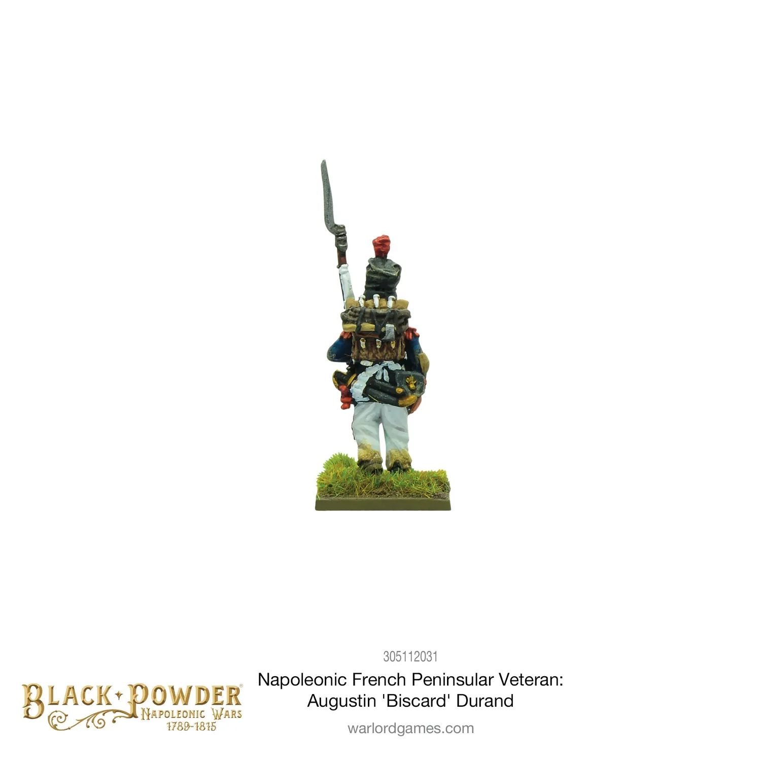 Bolt Action Black Powder Augustin 'Biscard' Durand figurine résine