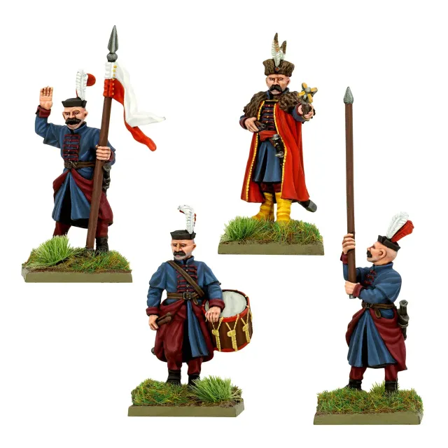 Bolt Action Pike & Shotte Early Hajduks figurines métal 4 pièces