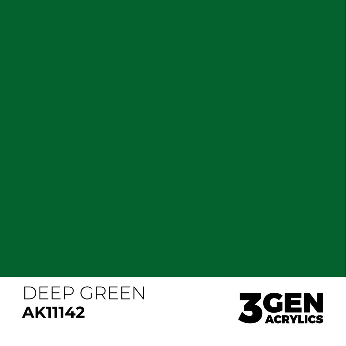 Bolt Action AK Interactive 3Gen Acrylic Deep Green peinture verte 17 ml