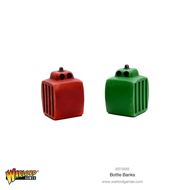 Bolt Action Terrain Judge Dredd Bottle Banks décor résine 2 pièces