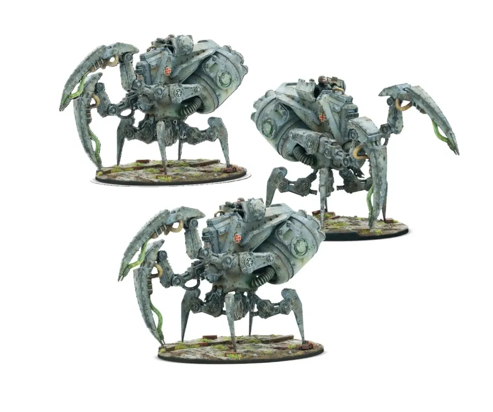 Bolt Action Konflikt ’47 Nachtzehrer Armoured Walker Platoon marcheurs plastique