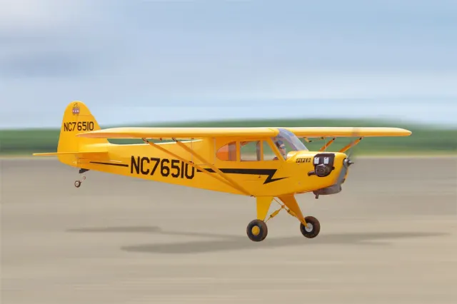Black Horse BH58 Piper J-3 Cub avion RC 2380mm thermique électrique
