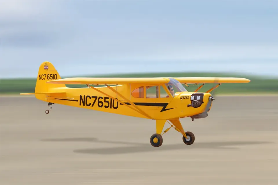 Black Horse BH58 Piper J-3 Cub avion RC 2380mm thermique électrique