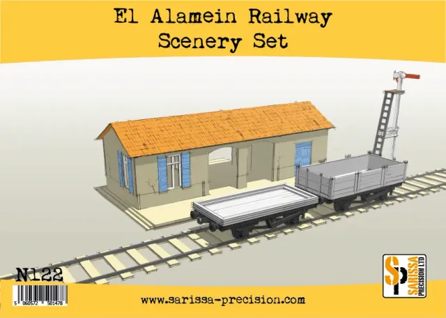 El Alamein Railways Station Set décor ferroviaire MDF pour Bolt Action