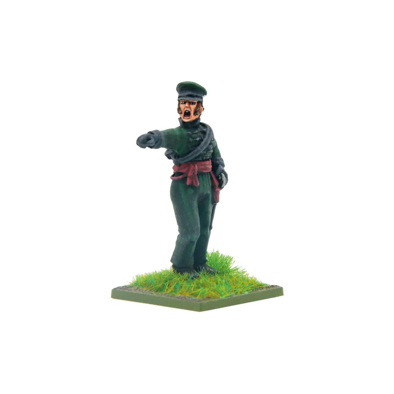 Bolt Action Black Powder Crimean War British Rifle Brigade in forage caps command figurines métal Default