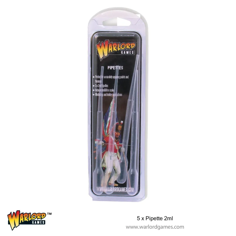 Bolt Action Pipette 2ml outil peinture x5 gradué