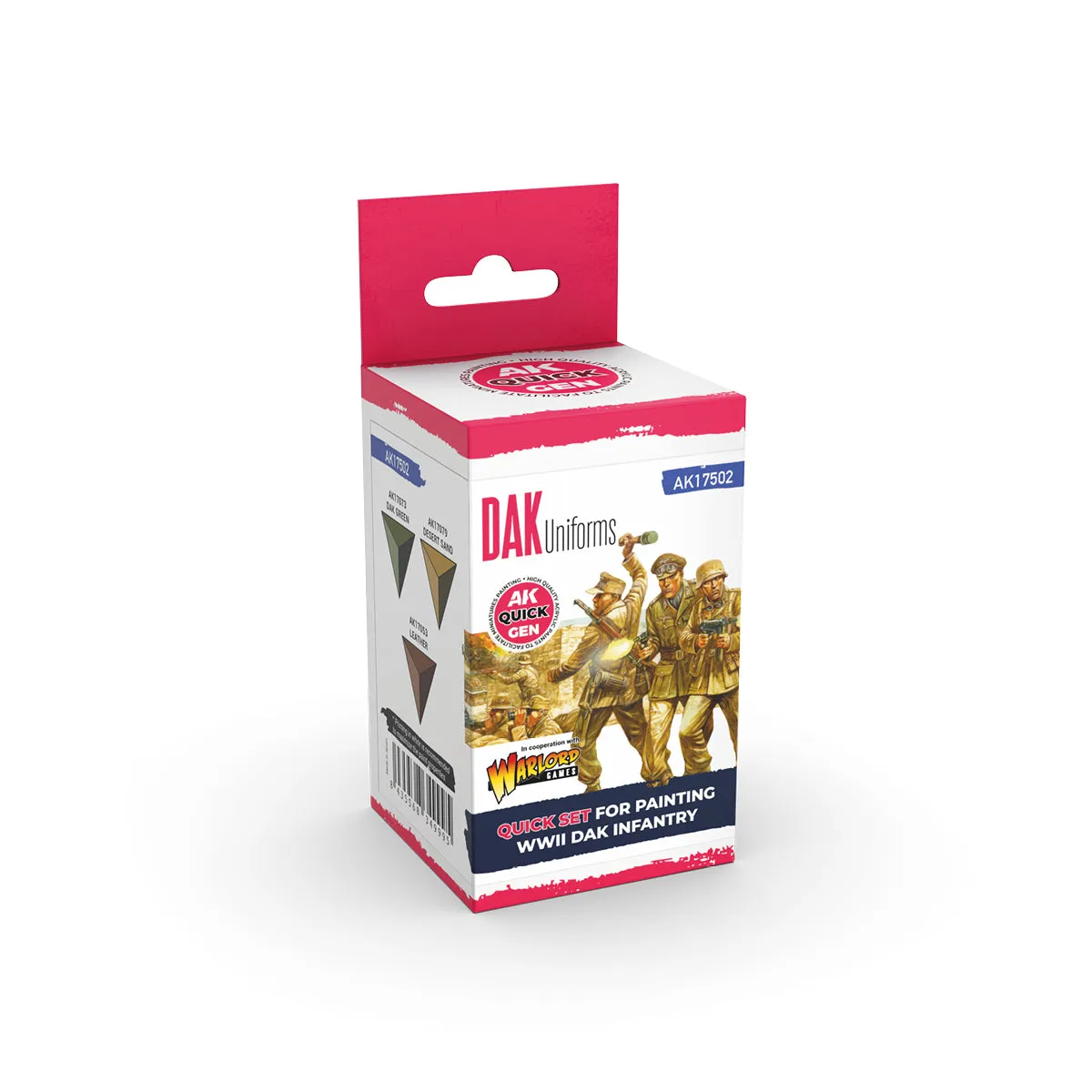 Bolt Action DAK UNIFORMS QUICK GEN SET peinture 3 couleurs