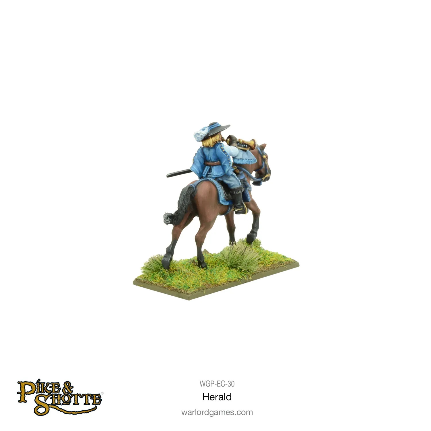 Warlord Games Pike & Shotte Herald figurine montée métal